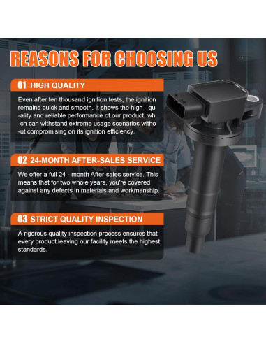 Bobina de Encendido GYbenzi UF316 para Toyota y Scion