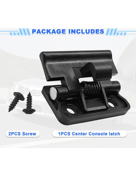 Cerradura de tapa de consola central KEVWR para Toyota