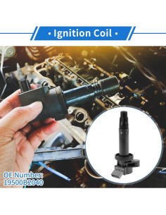 Bobina de Encendido VekAuto para Toyota Yaris 2005-2022 - 4 Pcs 2