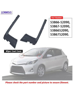 Cubierta de Cowl Limpiaparabrisas Toyota Yaris 2012-2014 2