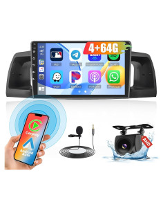 Estéreo de Coche Hikity 9" Android 13 4+64GB Toyota Corolla EX