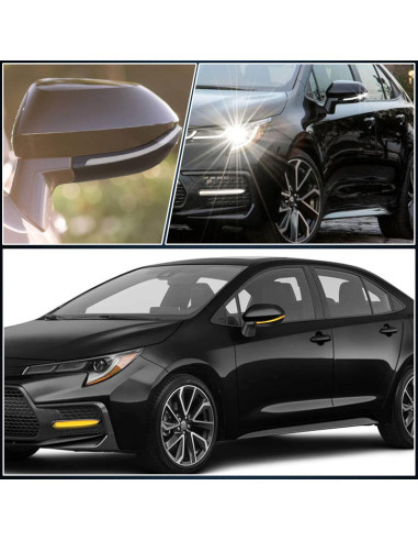 Espejo Retrovisor Lateral LED Dinámico GEEGEETOP Toyota Corolla 2019-2022