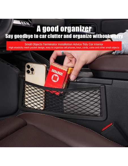Bolsillo de Malla SFWAYA para Consola Central Toyota 2010-2025