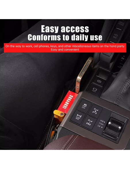 Bolsillo de Malla SFWAYA para Consola Central Toyota 2010-2025