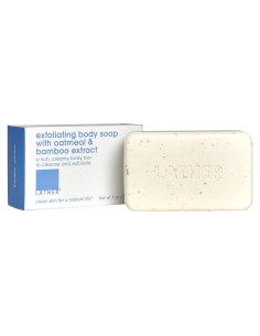 Jabón Exfoliante Corporal LATHER con Avena y Bambú - 198 g