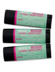 Trío de Bálsamo Labial Walton Wood Farm Menta Zumbido 100% Natural