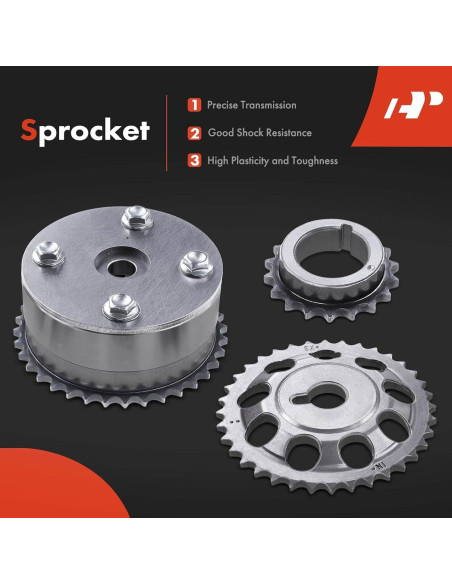 Kit de Cadena de Tiempo A-Premium 8PCS para Toyota y Scion