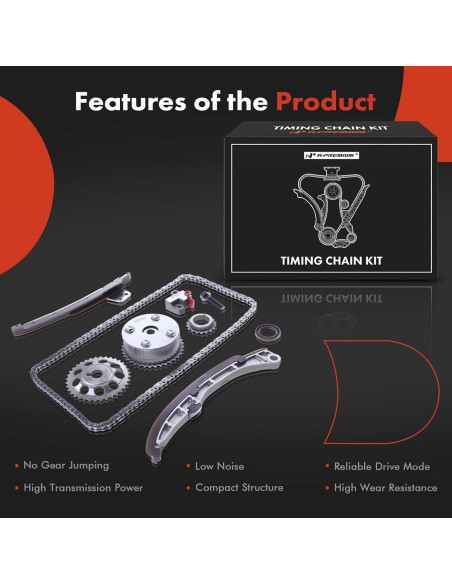 Kit de Cadena de Tiempo A-Premium 8PCS para Toyota y Scion