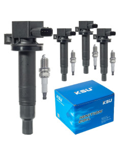 Bobina de encendido con bujía KSU para Toyota Yaris 1.3L 1.5L 2004-2018