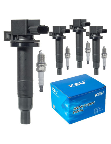 Bobina de encendido con bujía KSU para Toyota Yaris 1.3L 1.5L 2004-2018