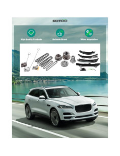 Kit de cadena de distribución SCITOO con bomba de agua 1.81kg 2