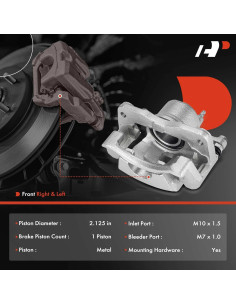 Caliper de Freno de Disco A-Premium Toyota Yaris 2006-2015 2