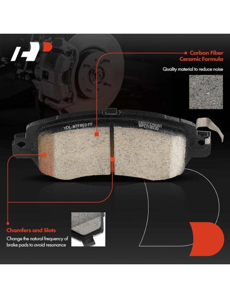 Juego de Pastillas de Freno Cerámicas A-Premium para Toyota Yaris 2019-2020