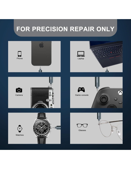 Destornillador Eléctrico Mini HiPOWMAX 49-en-1 con LED