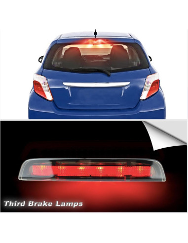 Luz de freno LED alta KEEGTBOX para Toyota Yaris 2012-2020