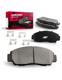 Pastillas de freno delanteras APF de fibra de carbono cerámica para Toyota Yaris 2007-2015