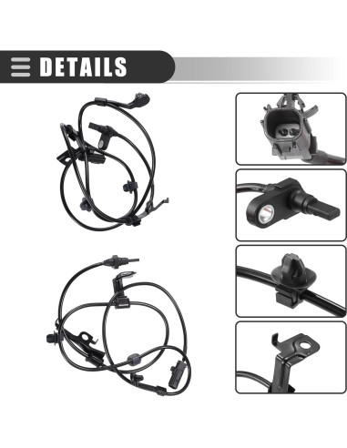 Sensor ABS Motoforti para Toyota Yaris 2011-2018 - 2 Piezas