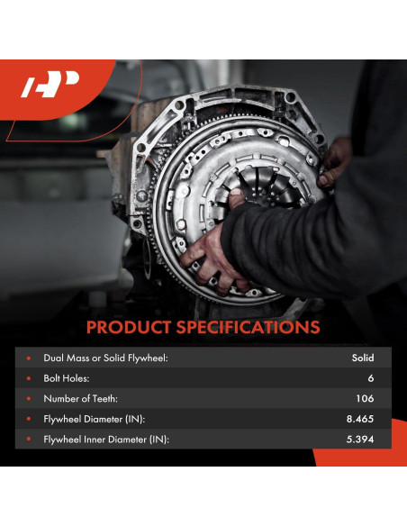 Volante de Embrague A-Premium para Toyota Yaris 2007-2018