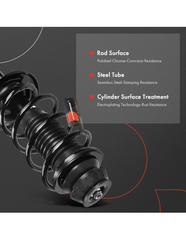 Amortiguador y Resorte Coil A-Premium Toyota Yaris 2006-2011