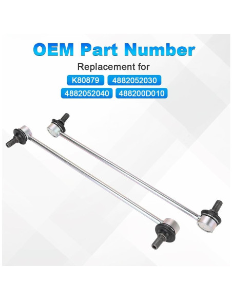 Enlaces de barra estabilizadora delantera VANJING 2PCS