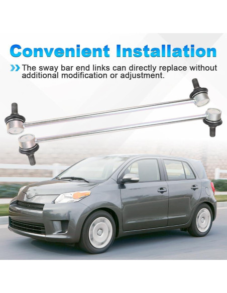 Enlaces de barra estabilizadora delantera VANJING 2PCS