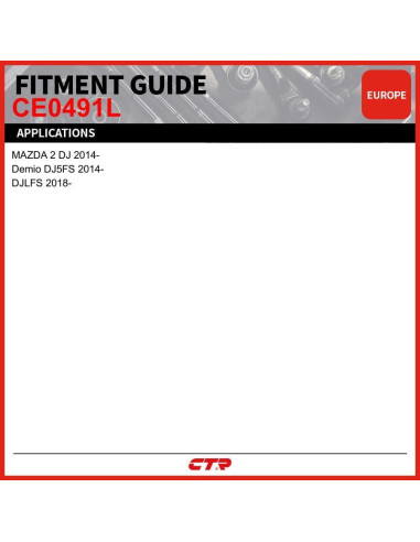 Extremo de Barra de Dirección Exterior CTR CE0491L - 0.6 kg