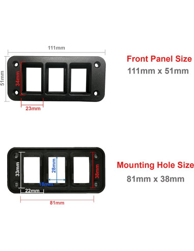 Carcasa Interruptor 3 Posiciones Toyota BACAUTOPARTS