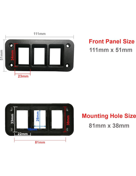 Carcasa Interruptor 3 Posiciones Toyota BACAUTOPARTS