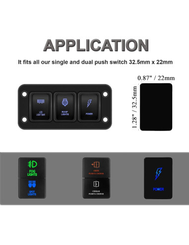 Carcasa Interruptor 3 Posiciones Toyota BACAUTOPARTS