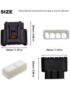 Juego de 8 Conectores de Bobina de Encendido Saihisday 2