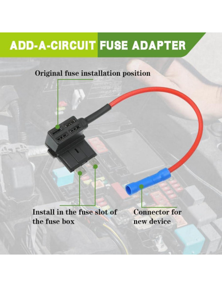 Adaptador de Fusible HAOBO 5Pack 12V Mini Micro2 Automotriz