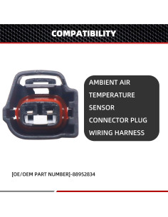Conector Sensor Temperatura Aire HiSport 88952834 Compatible 2