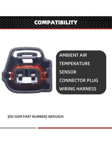 Conector Sensor Temperatura Aire HiSport 88952834 Compatible