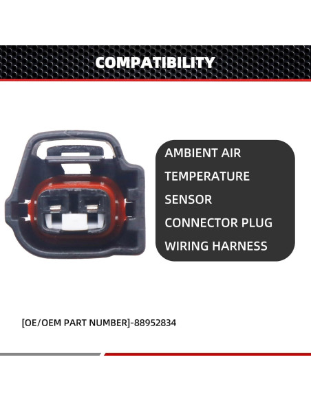 Conector Sensor Temperatura Aire HiSport 88952834 Compatible