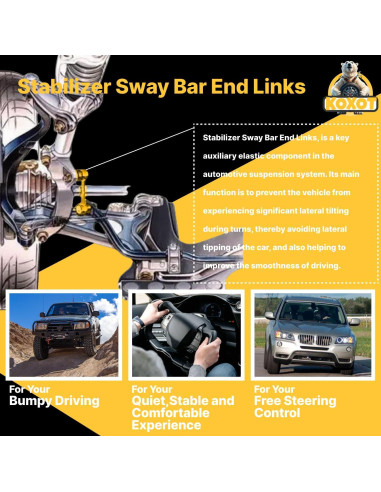 Enlace de Barra Estabilizadora Frontal Koxot K80230 x2