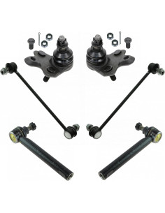 Kit de Dirección y Suspensión TRQ 6 Piezas Toyota Corolla 2009-2013 2