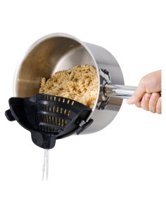 Colador de Silicona S&F Homes Clip On para Ollas y Sartenes