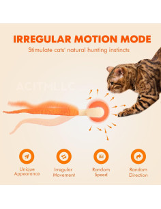 Juguete Interactivo para Gatos ACITMLLC Bola Automática Azul 2