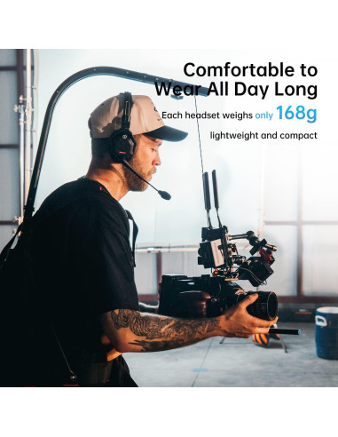 Hollyland Solidcom C1 Intercomunicador Inalámbrico Dúplex 2 Usuarios