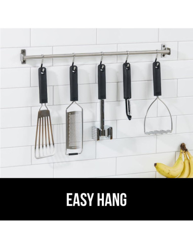 Aplastador de Carne Doble Lado GORILLA GRIP, 0.25 kg, Negro