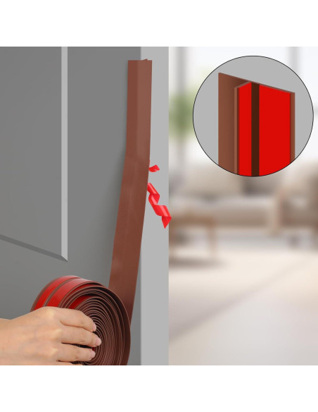 Tira de Sello de Silicona Benory 6.1m para Puertas y Ventanas Tira de Sello de Silicona Benory 6.1m para Puertas y Ventanas