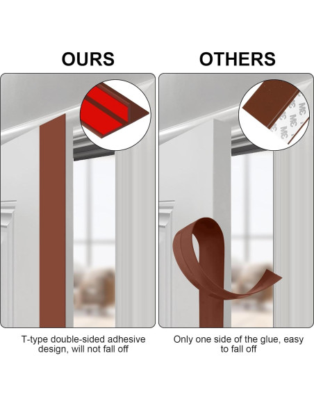 Tira de Sello de Silicona Benory 6.1m para Puertas y Ventanas Tira de Sello de Silicona Benory 6.1m para Puertas y Ventanas