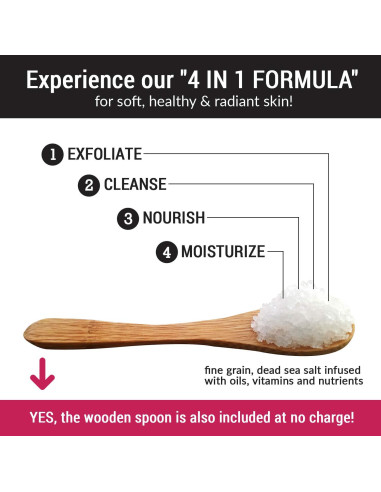 Exfoliante Corporal de Sal del Mar Muerto pureSCRUBS 453g