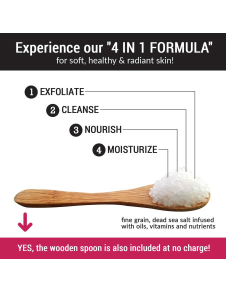 Exfoliante Corporal de Sal del Mar Muerto pureSCRUBS 453g