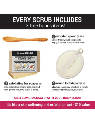 Exfoliante Corporal de Sal del Mar Muerto pureSCRUBS 453g