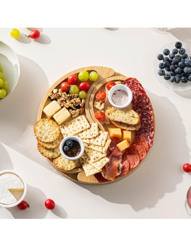 Tablero de Charcutería ZMARKRAFT Doble Capa 30.48 cm Beige