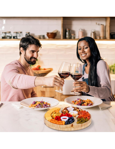 Tablero de Charcutería ZMARKRAFT Doble Capa 30.48 cm Beige