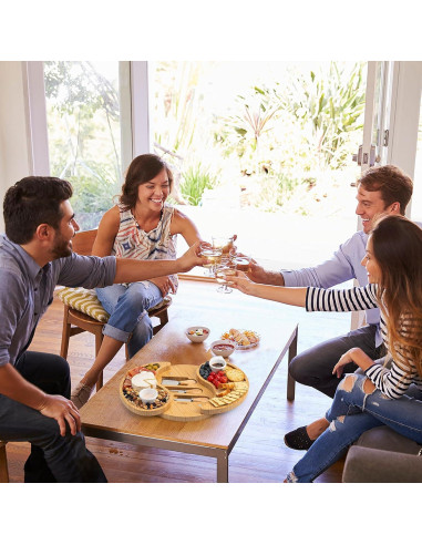 Tablero de Charcutería ZMARKRAFT Doble Capa 30.48 cm Beige