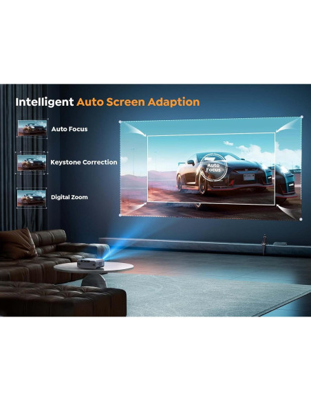 Proyector YABER Pro V9 4K WiFi 6 600 ANSI 1080P Cine en Casa Proyector YABER Pro V9 4K WiFi 6 600 ANSI 1080P Cine en Casa