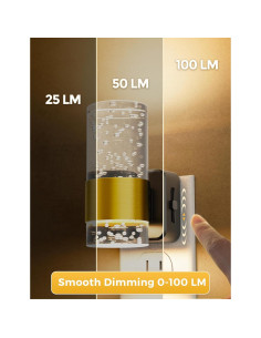 L LOHAS LED Luz Nocturna Enchufable con Sensor y Brillo Ajustable 2